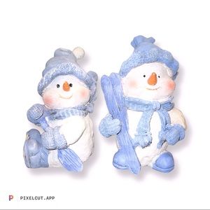Snowbuddies-like 1999 6” figurines.